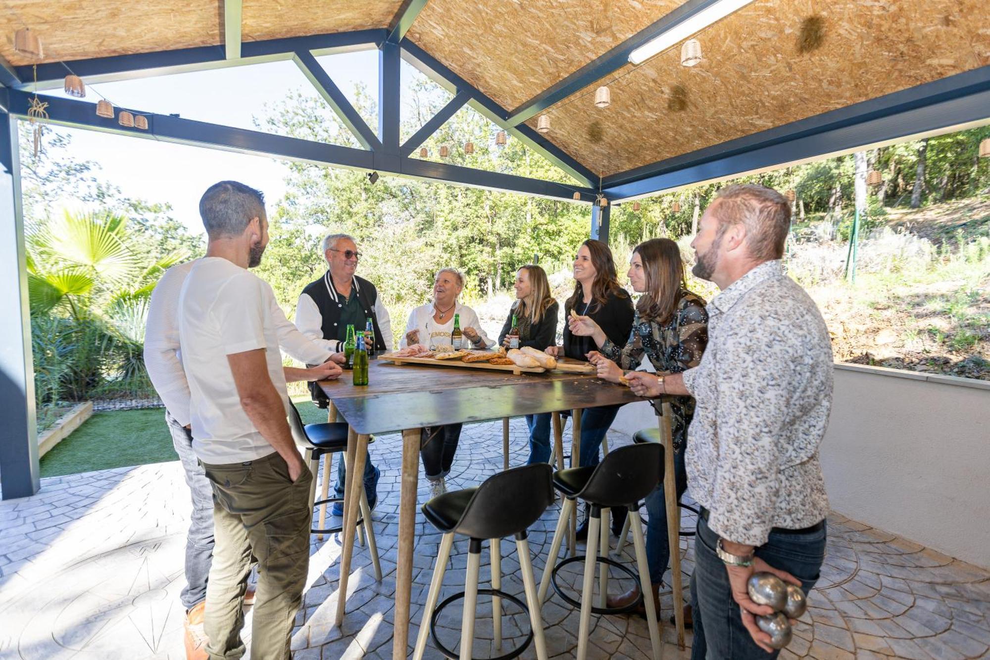 "Les Hauts Du Marquet" - Meuble De Tourisme 5 Etoiles - Gite De Groupe 15 Personnes En Cevennes - Piscine A Debordement - Balneo - Sauna - Nature Saint Jean du Pin Exterior foto