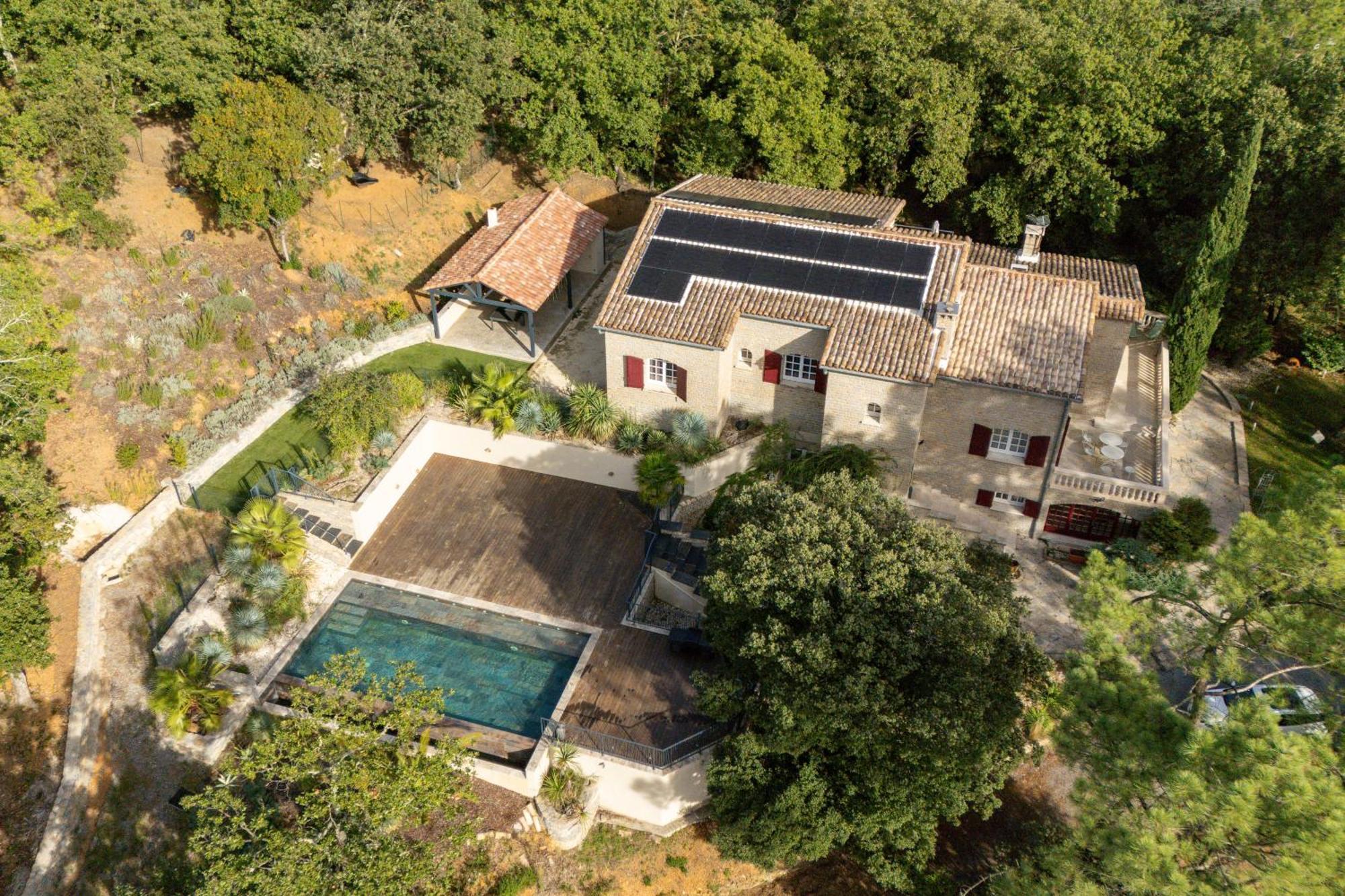 "Les Hauts Du Marquet" - Meuble De Tourisme 5 Etoiles - Gite De Groupe 15 Personnes En Cevennes - Piscine A Debordement - Balneo - Sauna - Nature Saint Jean du Pin Exterior foto